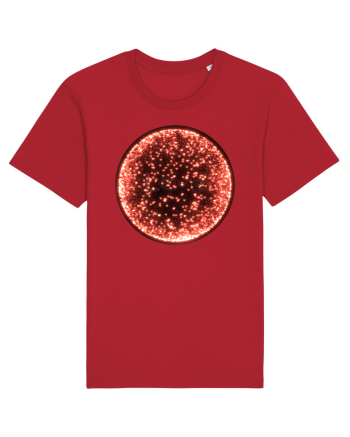Hearts globe Red