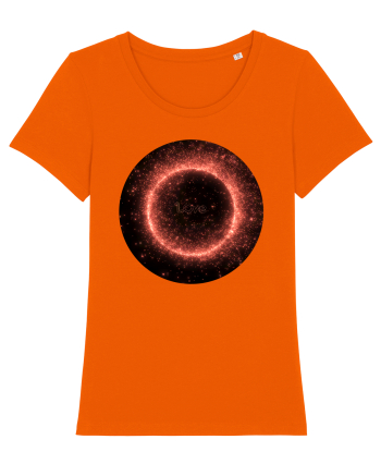 Hearts ring Bright Orange