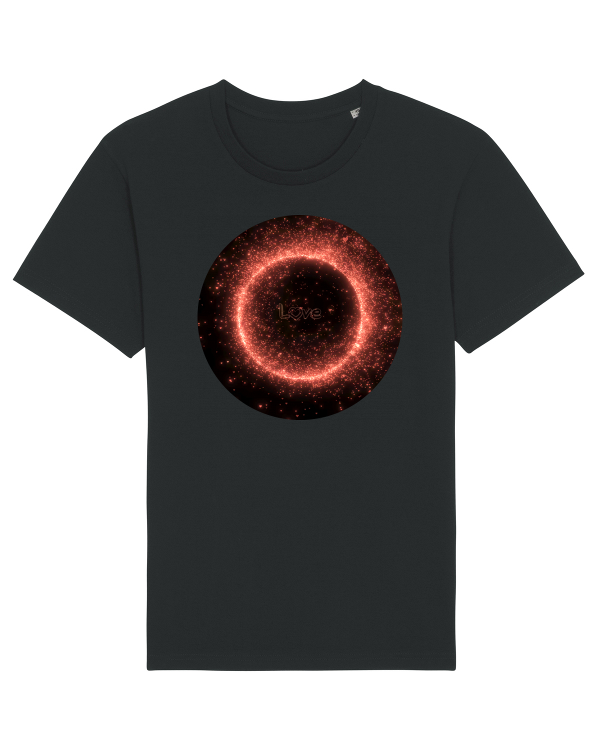 Tricou mânecă scurtă Unisex Rocker Black