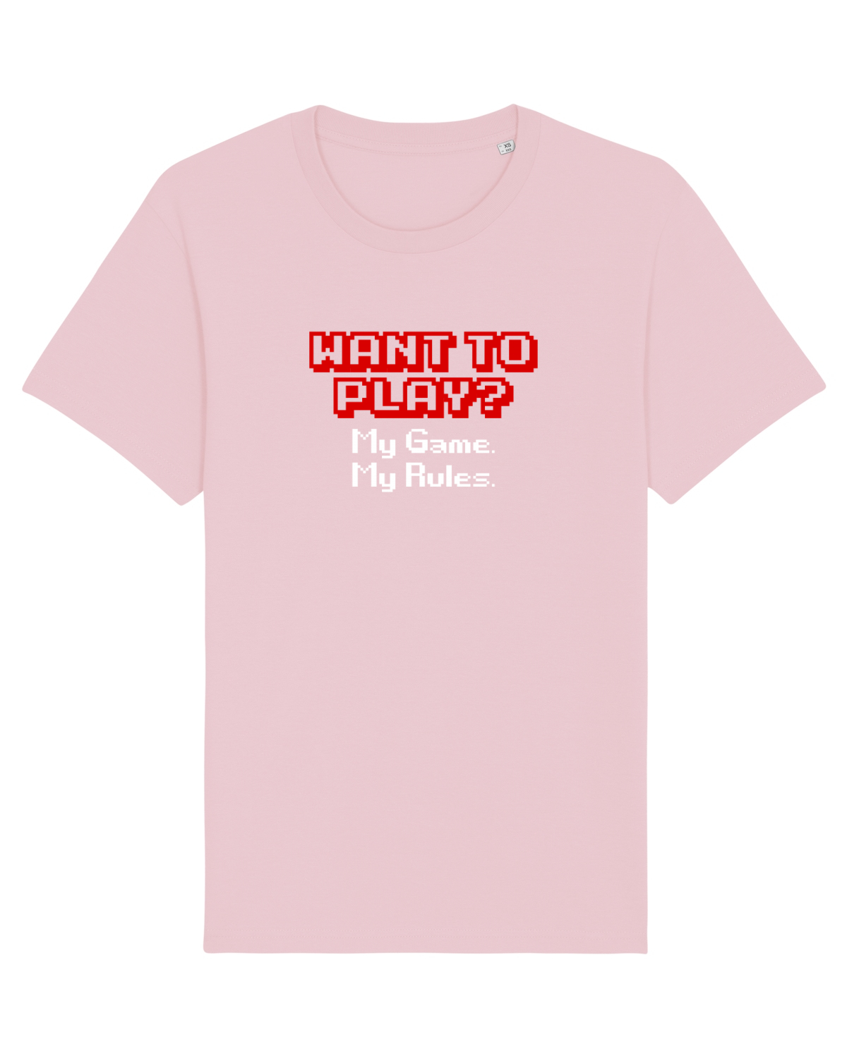 Tricou mânecă scurtă Unisex Rocker Cotton Pink