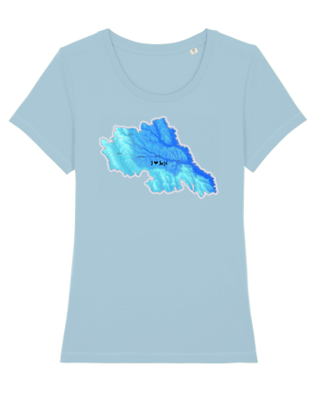 Iași County Map Sky Blue