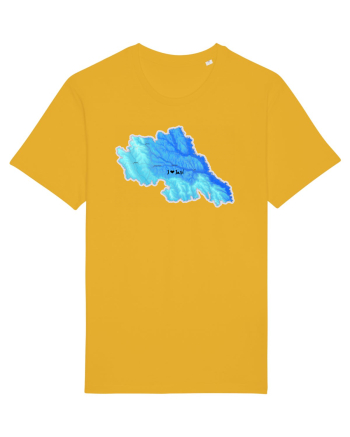 Iași County Map Spectra Yellow