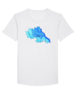 Iași County Map Tricou mânecă scurtă guler larg Bărbat Skater