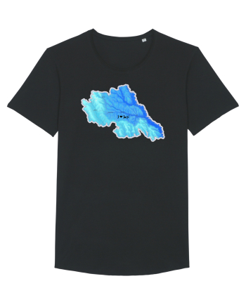 Iași County Map Black