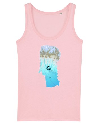 Argeș County Map Cotton Pink