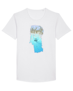 Argeș County Map Tricou mânecă scurtă guler larg Bărbat Skater