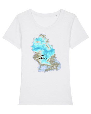 Hunedoara County Map White