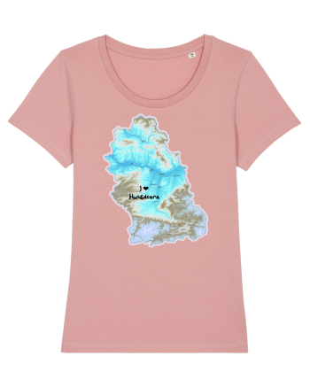 Hunedoara County Map Canyon Pink