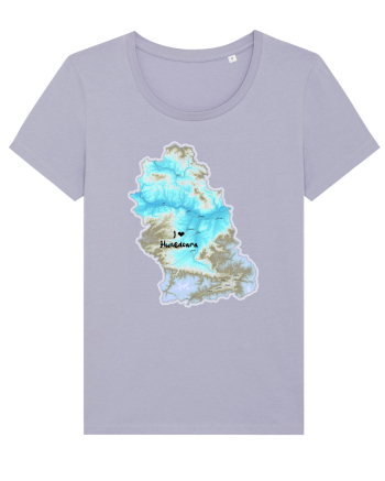 Hunedoara County Map Lavender