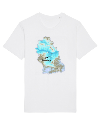 Hunedoara County Map White