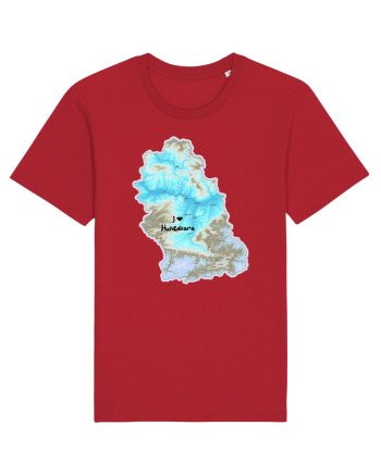 Hunedoara County Map Red