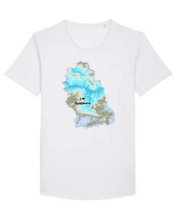 Hunedoara County Map White