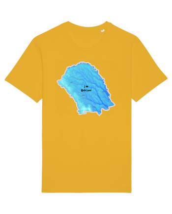 Botoșani County Map Spectra Yellow