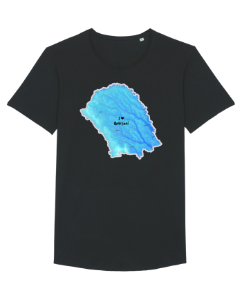 Botoșani County Map Black