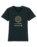ATENȚIE DISPERSATĂ Tricou mânecă scurtă guler V Bărbat Presenter