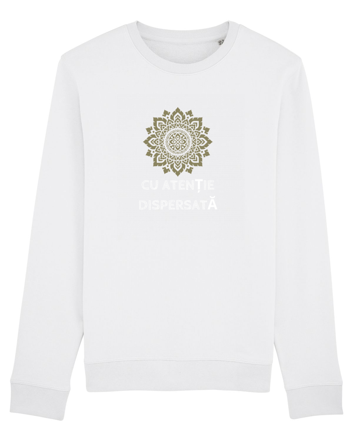 Bluză mânecă lungă Unisex Rise White