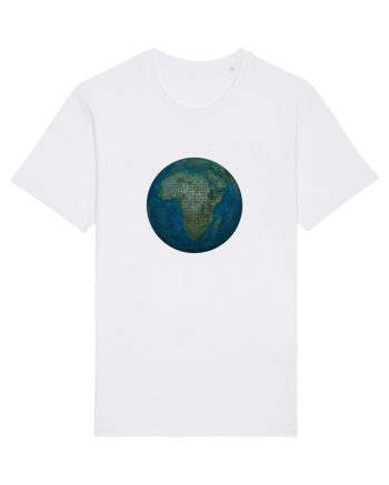 No borders - Earth Globe 1 White