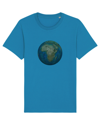 No borders - Earth Globe 1 Azur