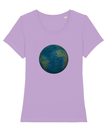 No borders - Earth Globe 2 Lavender Dawn