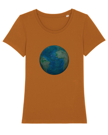 No borders - Earth Globe 2 Roasted Orange