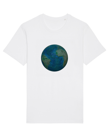 No borders - Earth Globe 2 White