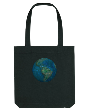 No borders - Earth Globe 3 Black