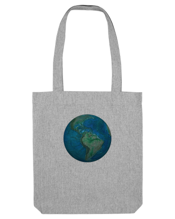No borders - Earth Globe 3 Heather Grey