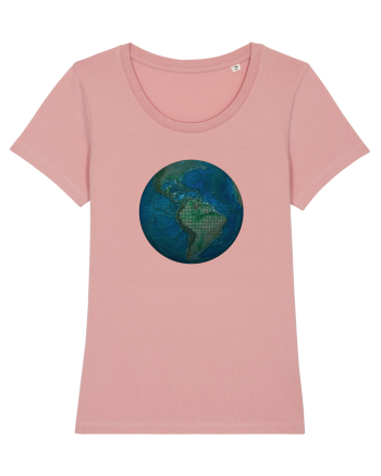 No borders - Earth Globe 3 Canyon Pink