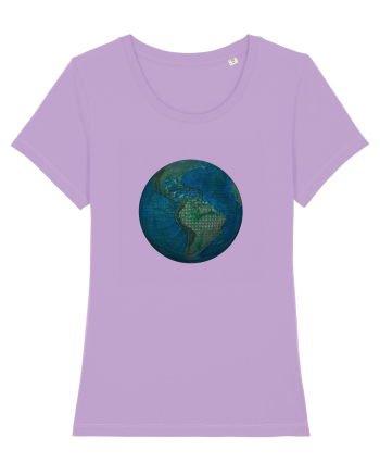No borders - Earth Globe 3 Lavender Dawn