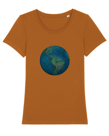 No borders - Earth Globe 3 Roasted Orange