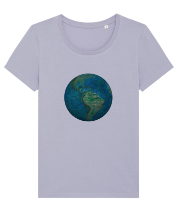 No borders - Earth Globe 3 Lavender