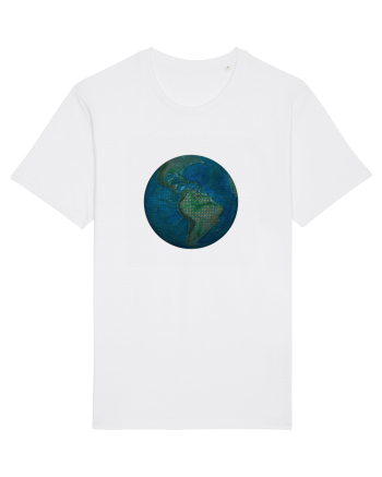No borders - Earth Globe 3 White
