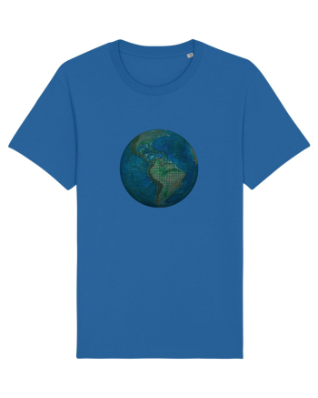 No borders - Earth Globe 3 Royal Blue