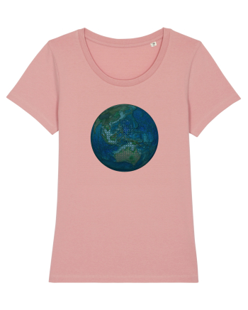 No borders - Earth Globe 4 Canyon Pink