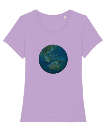 No borders - Earth Globe 4 Lavender Dawn