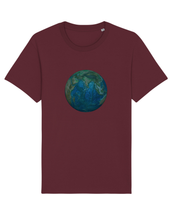 No borders - Earth Globe 5 Burgundy