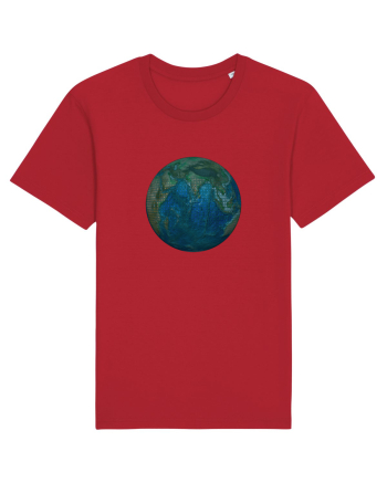 No borders - Earth Globe 5 Red