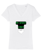 UN SPIRIT LIBER Tricou mânecă scurtă guler V Damă Evoker