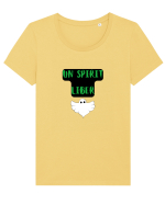 UN SPIRIT LIBER Tricou mânecă scurtă guler larg fitted Damă Expresser
