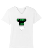 UN SPIRIT LIBER Tricou mânecă scurtă guler V Bărbat Presenter
