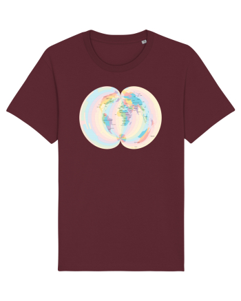 Projected Time Zones - Polyconic Burgundy