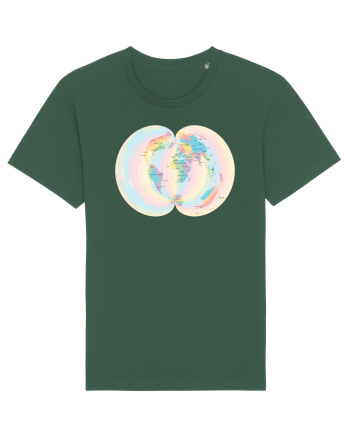 Projected Time Zones - Polyconic Bottle Green