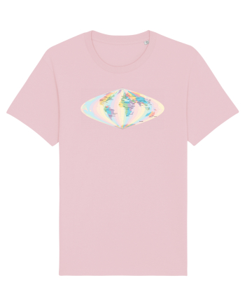 Projected Time Zones - Sinusoidal Cotton Pink