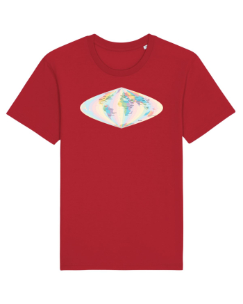 Projected Time Zones - Sinusoidal Red