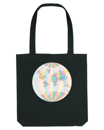 Projected Time Zones - Van der Grinten 1 Black
