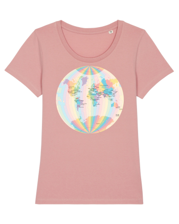 Projected Time Zones - Van der Grinten 1 Canyon Pink