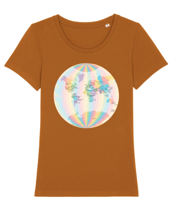 Projected Time Zones - Van der Grinten 1 Roasted Orange