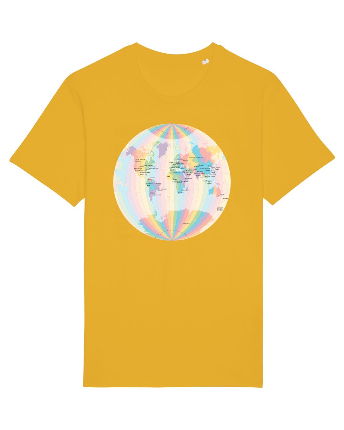 Tricou mânecă scurtă Unisex Rocker Spectra Yellow