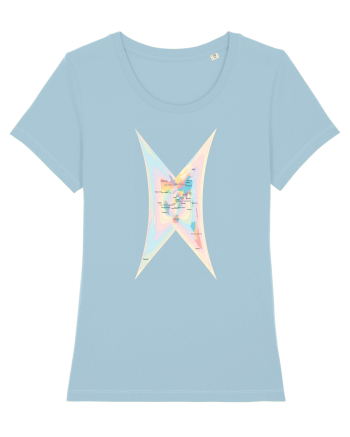 Projected Time Zones - Cassini Sky Blue
