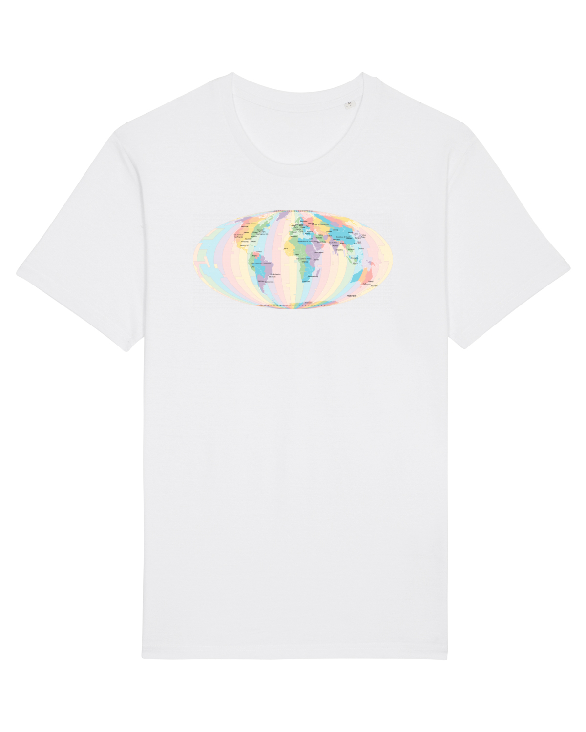 Tricou mânecă scurtă Unisex Rocker White